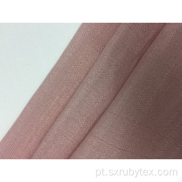 Poliéster rayon com tecido sólido slub